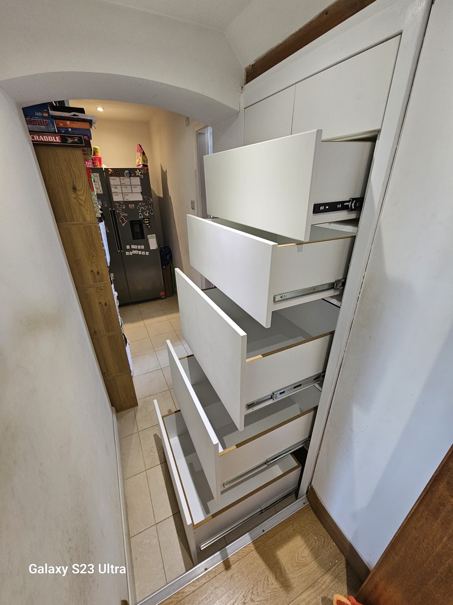 Custom Built Under Stair Storage Unit