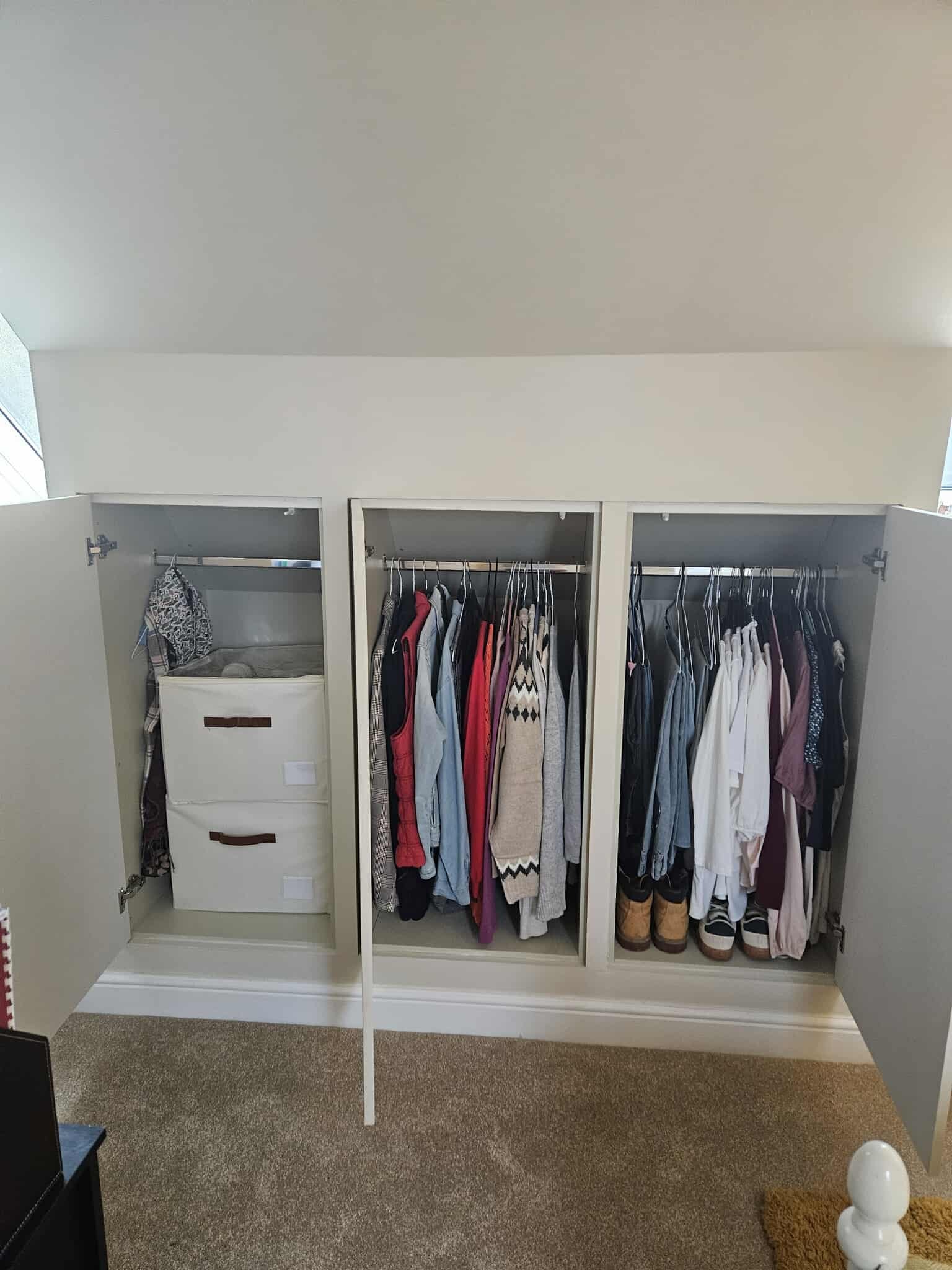 Custom Built-In Wardrobe & Loft Boxes