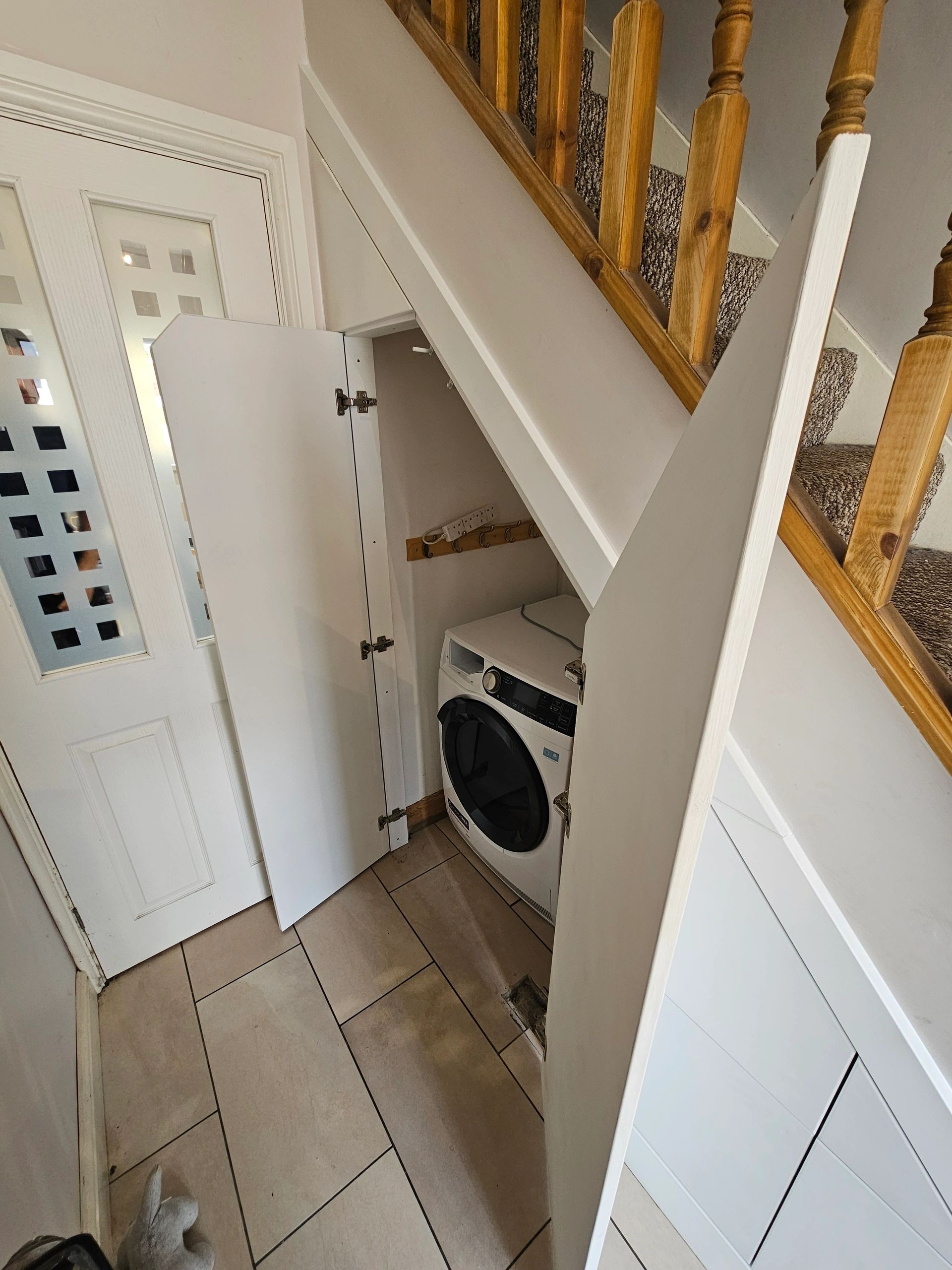 Three drawer with a double door